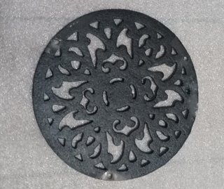 Rejilla de hierro forjado
