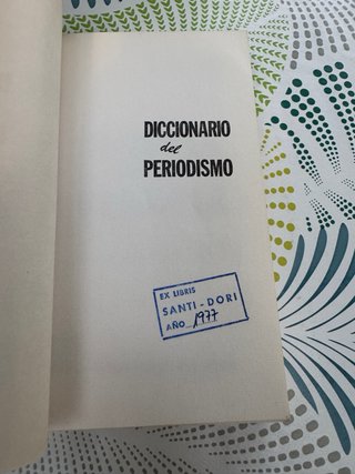 Diccionario del periodismo