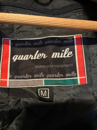 Chaqueta y pantalón Moto Quarter Mile Negra