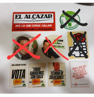 Pegatinas Antiguas. Diferentes temáticas variadas