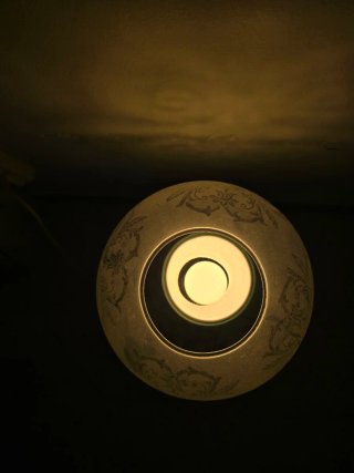 Lámpara vintage Estiluz tipo quinqué doble luz