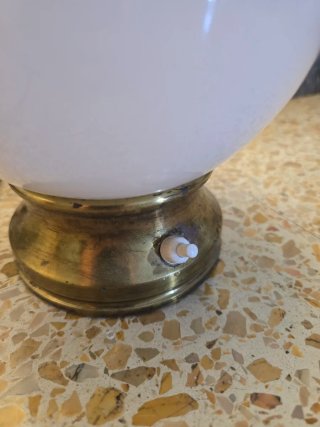 Lámpara vintage Estiluz tipo quinqué doble luz