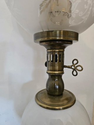 Lámpara vintage Estiluz tipo quinqué doble luz