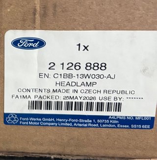 Foco Ford Fiesta 2015