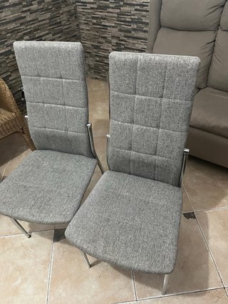 Juego 6 Sillas Comedor Tapizadas