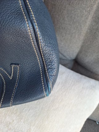 Bolso Piel Azul Purificación García