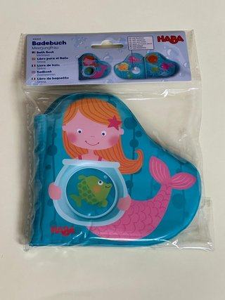 Libro de baño sirena. HABA. Para bebés