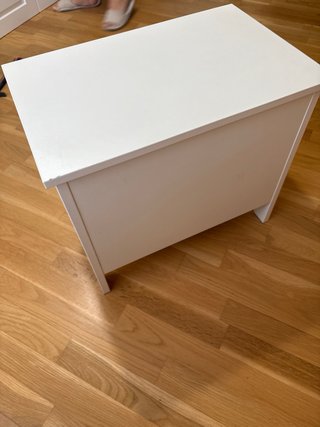 Baúl blanco Ikea 54x36x47