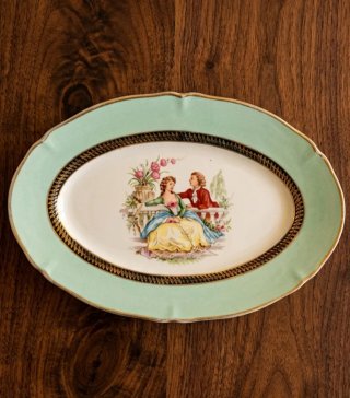 Juego Sopera y Fuente Porcelana