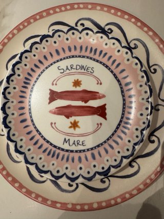 Vajilla Langosta y peces de Cerámica