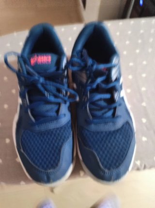 Zapatillas voleibol Asics azules