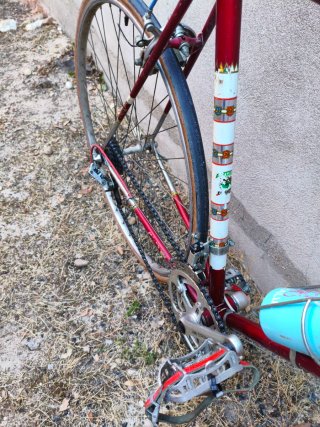 Bicicleta Carretera Vintage Roja