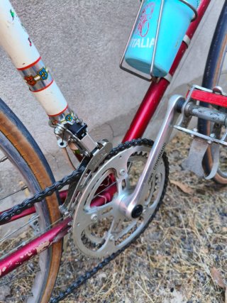 Bicicleta Carretera Vintage Roja