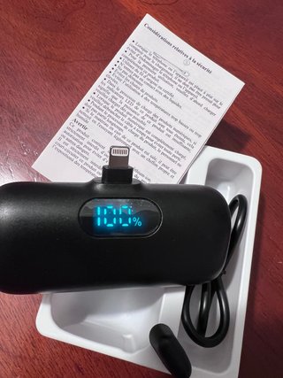 Batería Externa Power Bank 100%