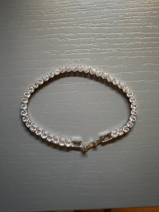 Pulsera de plata con circonitas
