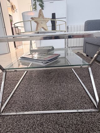 Mesa Centro Westwing Mármol y Metal