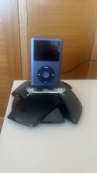 Apple iPod Azul/Gris con Base JBL