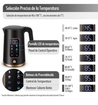 Hervidor Eléctrico Táctil