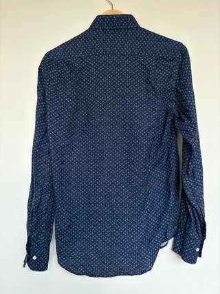 Camisa Carolina Herrera Azul Estampada