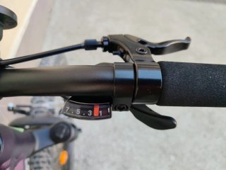 Bicicleta Orbea MX 24 XC Morada y verde.