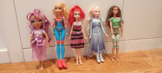 Lote de 5 muñecas