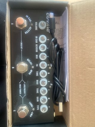 Pedal de efectos CUVAVE para guitarra