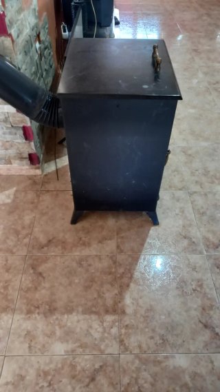 Estufa de leña con horno