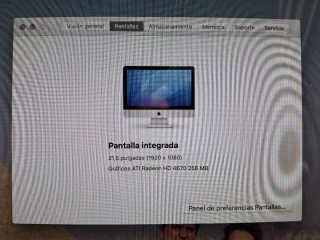 iMac 21.5 2010 Plata/Negro