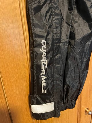 Traje de lluvia moto negro