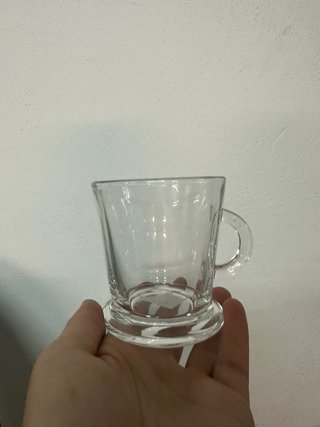 Lote 100 tazas café grandes o pequeñas vidrio