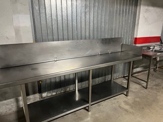 Mesa de trabajo industrial 2,60x60x90