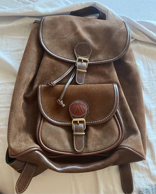 Mochila marrón de las de antes