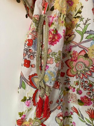 Chaqueta kimono floral