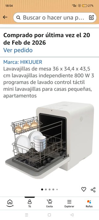 Lavavajillas Hikuuer casi nuevo