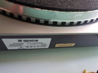 Tocadiscos  Tensai TD-750QZ (Quart Direct Drive)