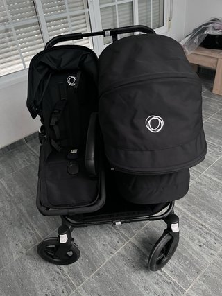 Bugaboo Donkey 5 Gemelar Negro