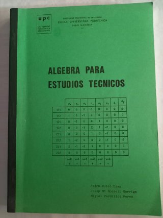 Libro de Algebra para estudios técnicos