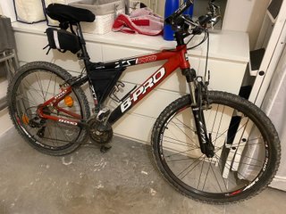 B-PRO Bicicleta de Montaña Roja