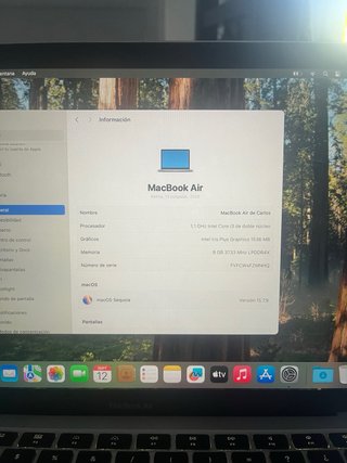 MacBook Air 2020 Plata/Gris Espacial