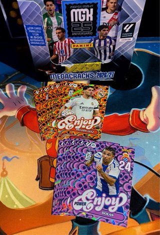 Lote cartas Megacracks con especiales y álbum