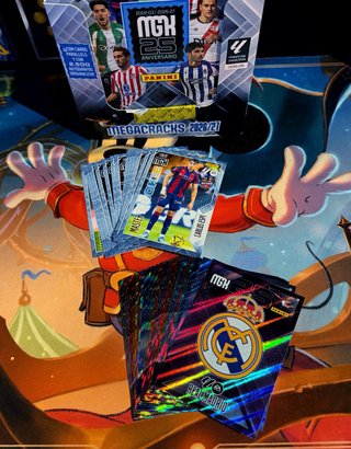 Lote cartas Megacracks con especiales y álbum