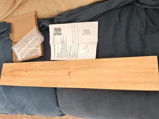 Estantería madera radiador. Nueva