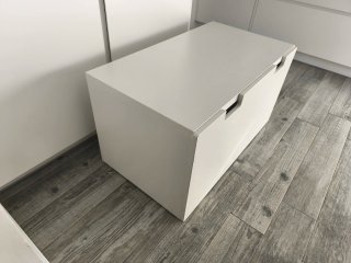 Baúl almacenaje Ikea Smastad blanco(cajón + banco)