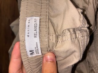 Pantalón Cargo Beige
