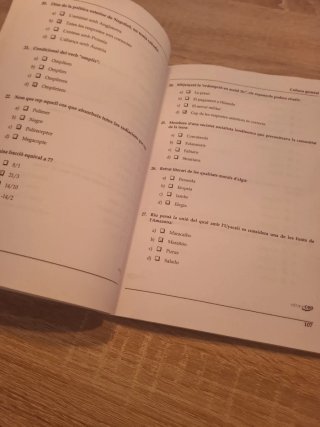 Qüestionari Cultura General, Actualitat Polític...