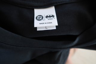Camiseta Negra Logo Batman