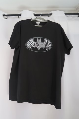 Camiseta Negra Logo Batman