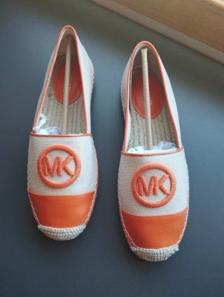 Alpargatas Michael Kors Talla 37 Beige/Naranja