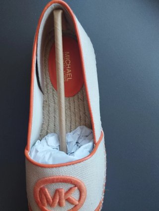 Alpargatas Michael Kors Talla 37 Beige/Naranja
