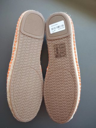 Alpargatas Michael Kors Talla 37 Beige/Naranja